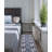 Iyadurai Chevron Synthetic Water Resistant Non-Skid Kitchen Mat