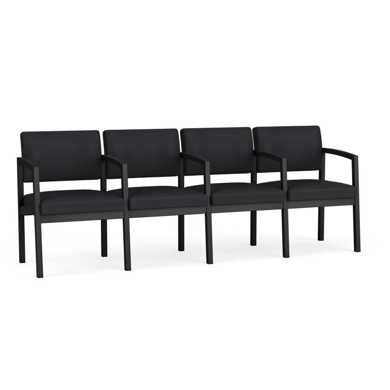 Structure en métal 4 places Lenox, Noir, Noir Patriot Plus - nettoyez le vinyle avec un lin