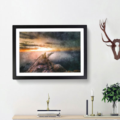 Rocks in the Ocean - Framed Print