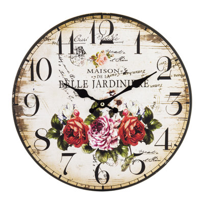Cyril Wood Wall Clock