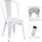 Metal Indoor-Outdoor Chairs Distressed Style Kitchen Dining Chairs Stackable Side Chairs With Back Set Of 4-563561065