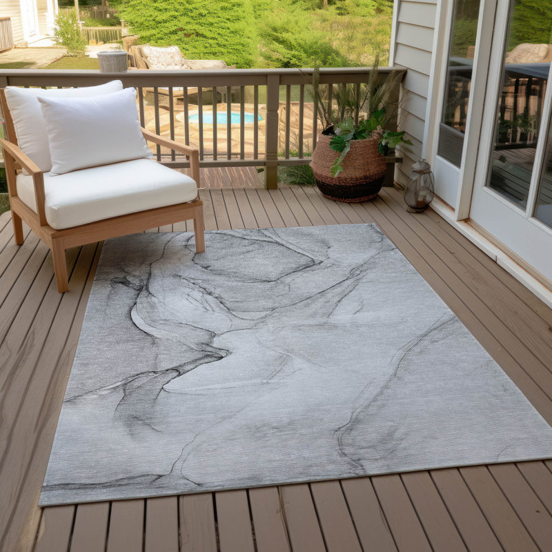 Tapis intérieur / extérieur Eliessia, Rectangle 10 pi x 14 pi