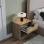 Skylir 45cm W Metal Bedside Table-1172281568