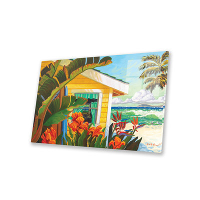«The Cottage at Crystal Cove» par Robin Wethe Altman - impression sans cadre