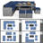 9 - Person Patio Conversation Set with Cushions-1368862509