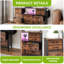 Unfinished TV Stand for TVs up to 65" with Fireplace Included