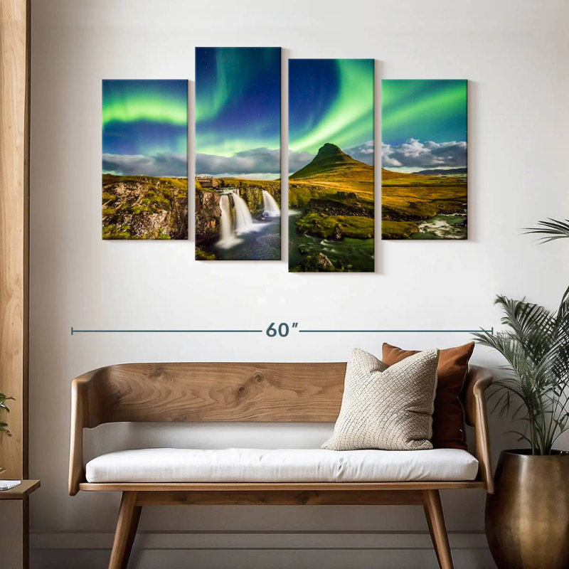 Alvord Kirkjufell paysage aurore, H 32 po x l 52 po