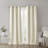 Sashay Faux Silk Ivory Room Darkening Curtain Panel Pair 42x95"-982566563-990991338