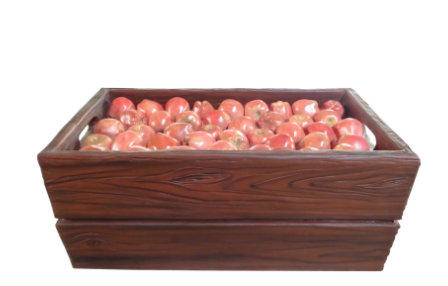 Balendin Case Of Apples Statue, Red
