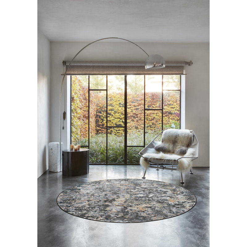 Abbing Abstract Area Rug, Round 160cm