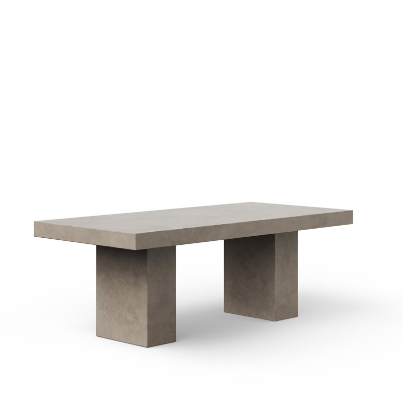 Table de salle à manger Kareen, Gris foncé, L 82,75 po x l 39,25 po, Table standard (hauteur de 30,5 po)