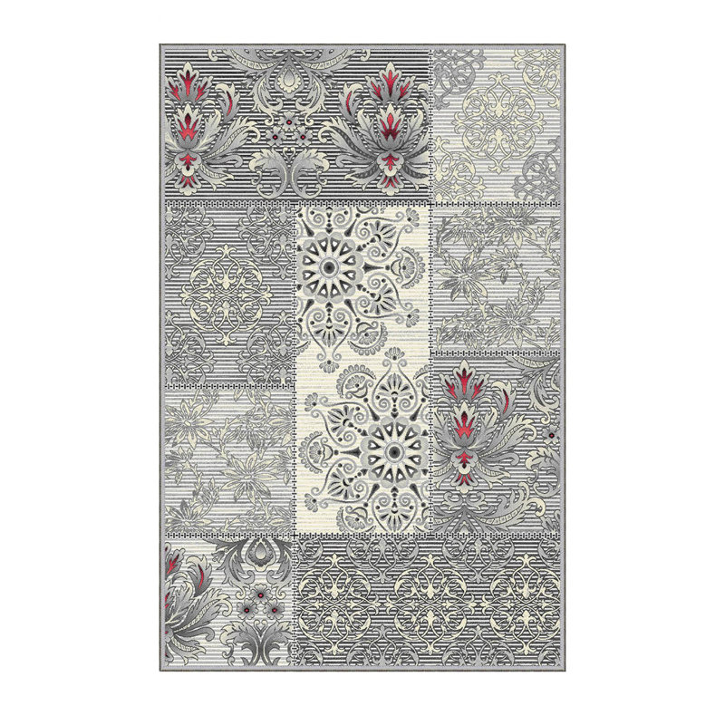 Stylish Hall Carpet (39.4 x 78.7 inches), 1% Polyester, .3 in Pile Height | Antibacterial, Non-Slip Underside, Machine Washable | 3D Digital Printed Design, Durable & Soft for Home Décor