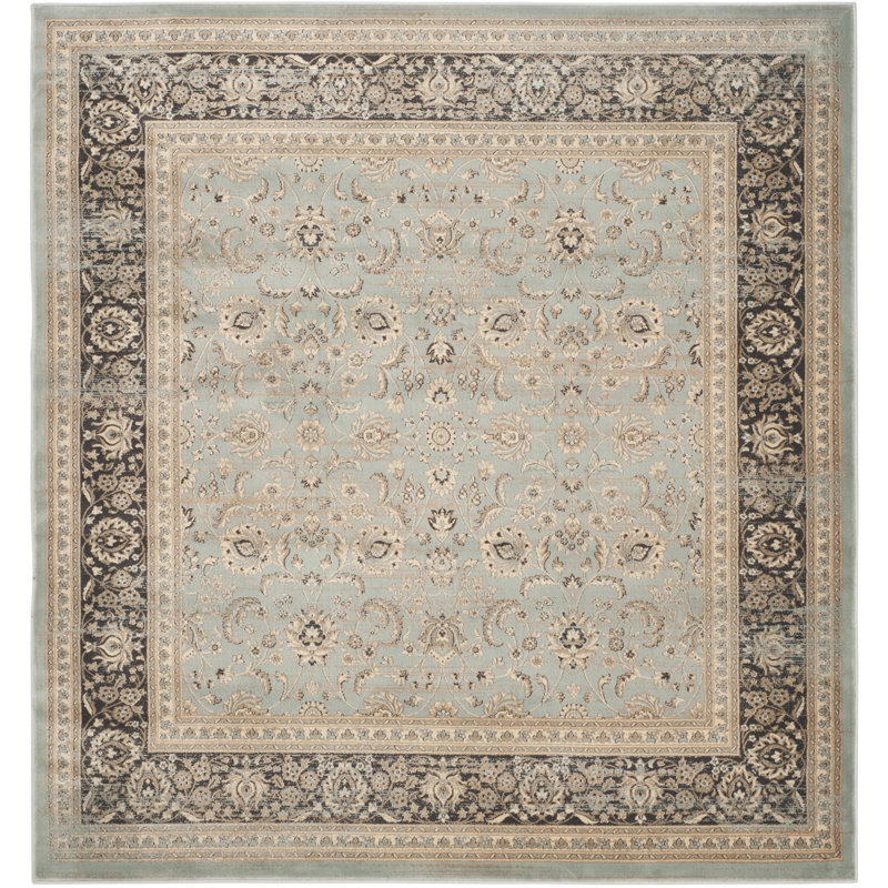 Arnav Performance Oriental Rug, Square 6'7"
