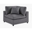 Canapé modulaire 5 pièces Cassandra - Gris anthracite-1541634767