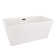 51.2'' x 27.6'' Freestanding Soaking Acrylic Bathtub
