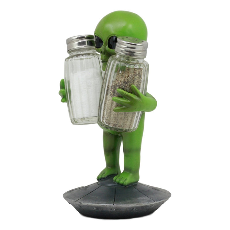 Ensemble de salière et poivrière Jonaide Trinx UFO Outer Space Colony