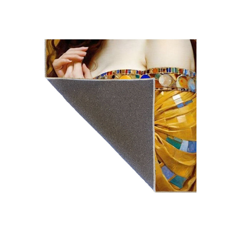 Tapis décoratif lavable à la machine Posing, Sous-tapis carré 3 pi 11 po inclus