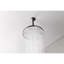 Pomme de douche Modern Luxury - haute, pluie, laiton, assemblage en 1 minute, caractéristique bronze industriel, ajustement, sans outil,
