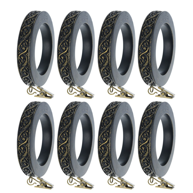 Nathaly Curtain Rings, Burnt Gold