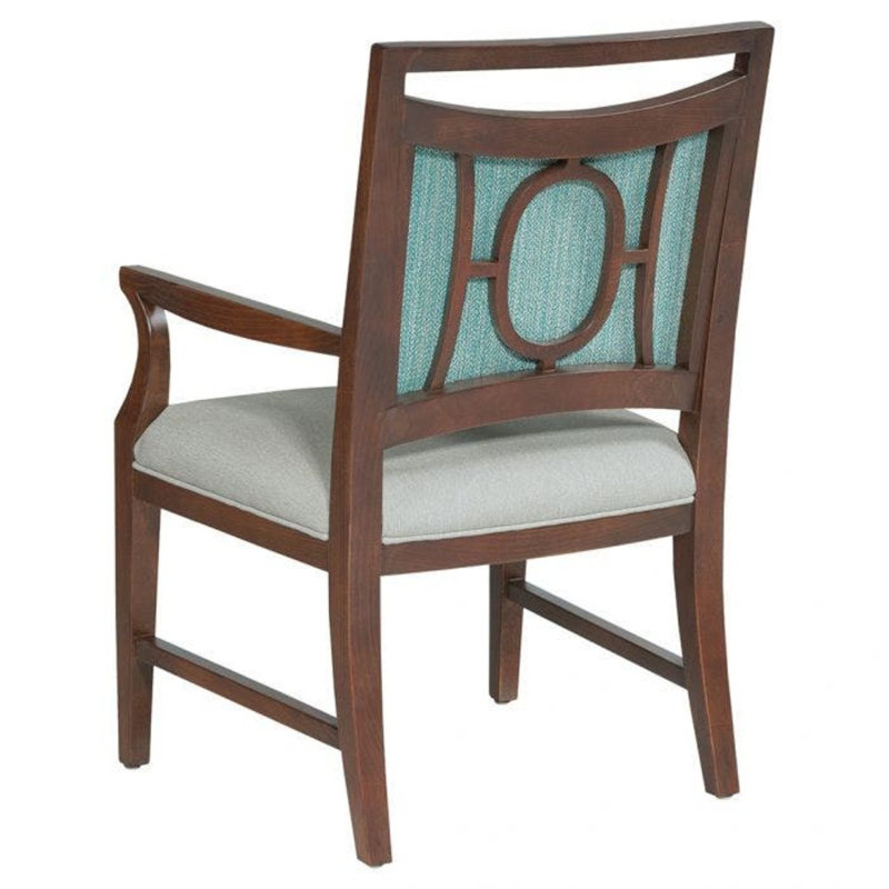 Chaise avec accoudoirs Jude, Espresso, Vison 9953