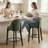 Bisto Solid Wood Upholstered Counter Bar Stools (Set of 2)-83866888