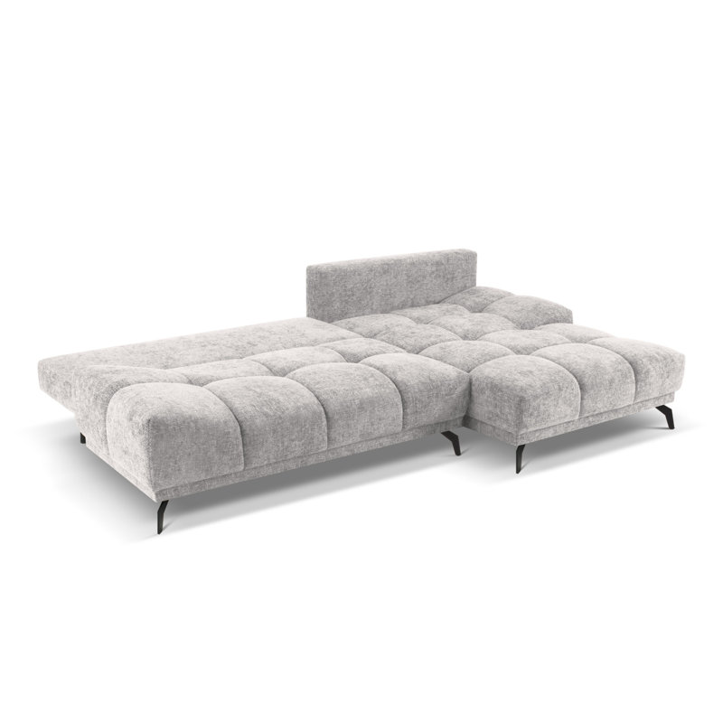 Cuthrell 5 Seater Sofa Bed, Right Hand Facing, Silver Melange