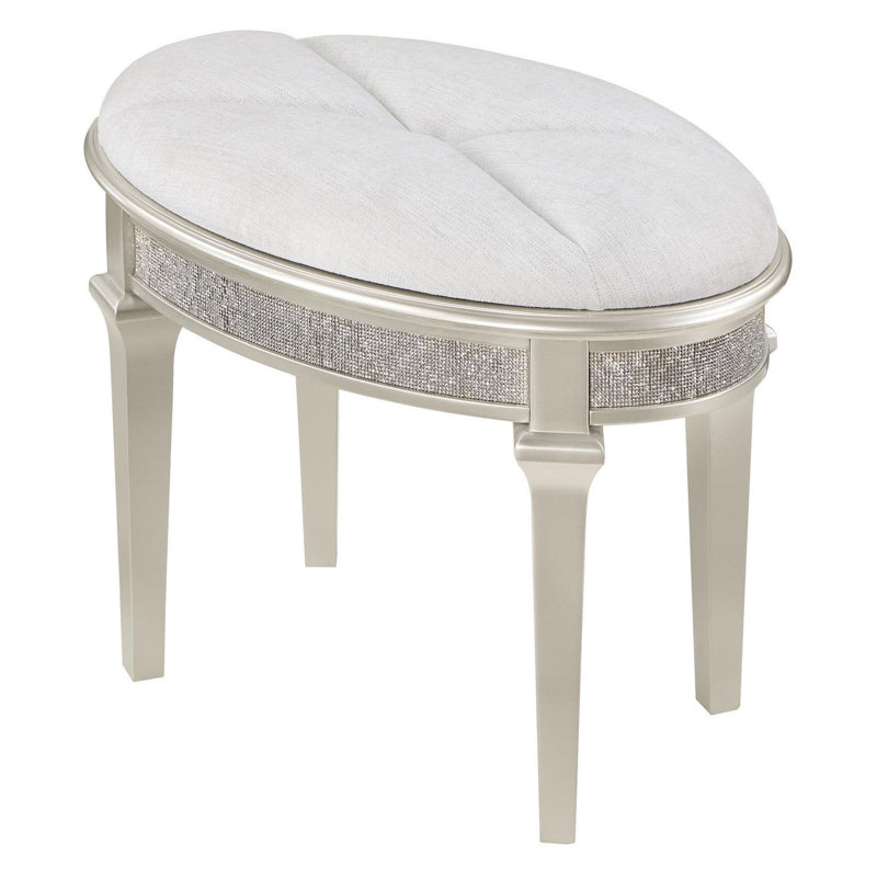 Solid + Manufactured Wood Accent Stool