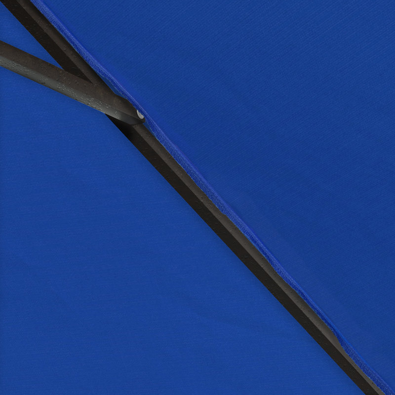 Parasol en porte-à-faux octogonal 9 pi Jiles, Tissu performance bleu royal
