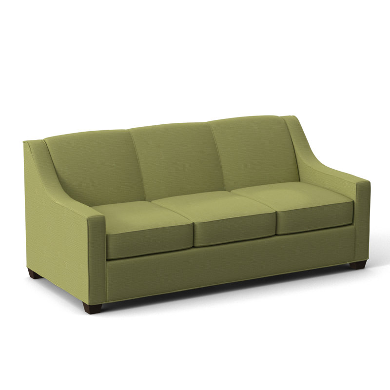 Phillips Square Arm Sofa with Reversible Cushions, Cafelle, Archetype Admiral, 34.5" H x 76" W x 36" D