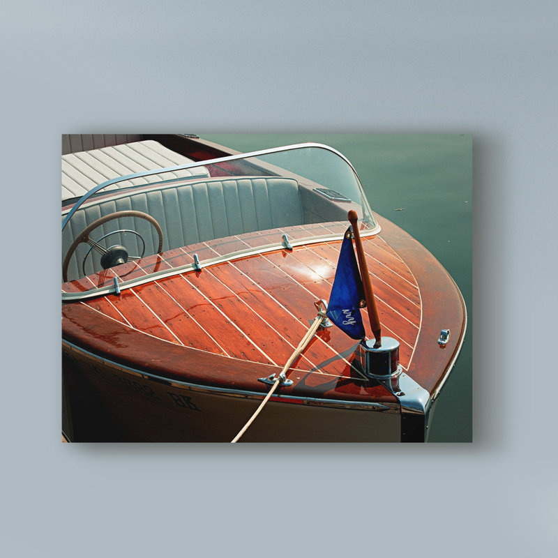 « antique bateauing iii », reproduction de photo sur toile tendue, H 35 po x l 47 po x P 2 po