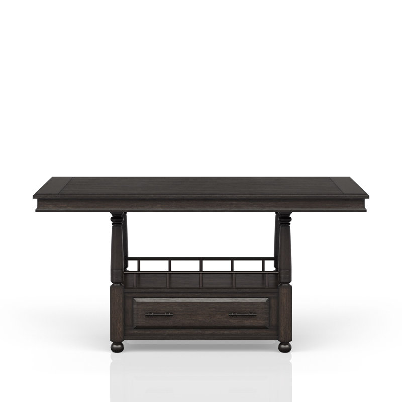 Deep Coffee Counter Height Dining Table