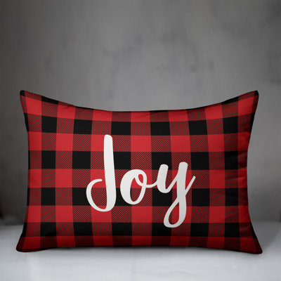 Plaid Reversible Throw Pillow