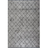 Rapture Gray/Black Argyle Luxury Area Rug