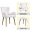 Chaise d'appoint rembourrée (ensemble de 2)