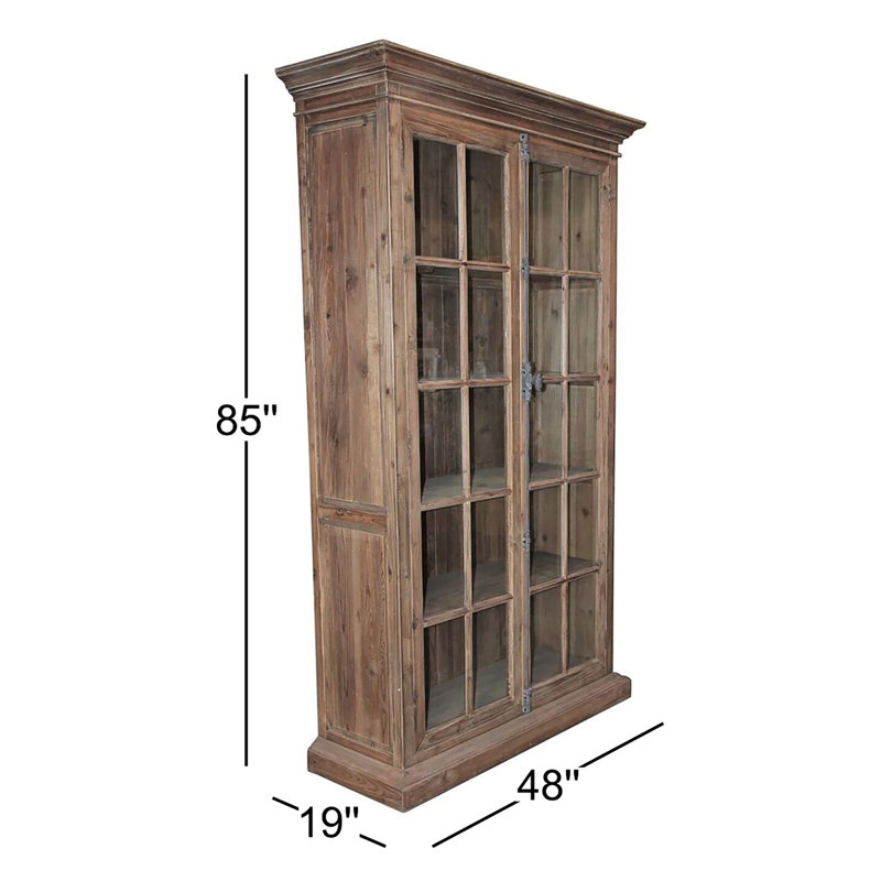 Herminie Storage Bookcase, Natural