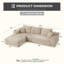 Canapé modulaire rembourré Boneless-678963245-678963248