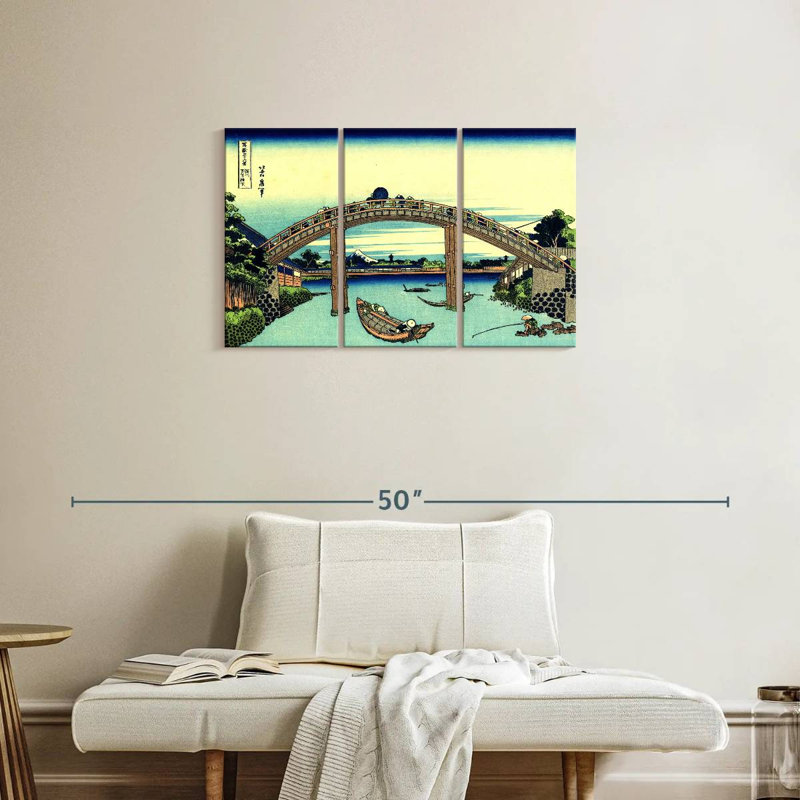 Lilie Fuji Seen Through The Mannen Bridge, 20" H x 33" W
