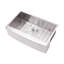 Évier de cuisine en acier inoxydable à tablier simple 33 po x 21 po x 10 po Farmhouse