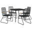Raloo 4 - Person Patio Dining Set Square Table