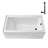 Streamline 60 in. x 30 in. Acrylic Right-Hand Drain Alcove Bathtub in Glossy White With External Drain-108298478