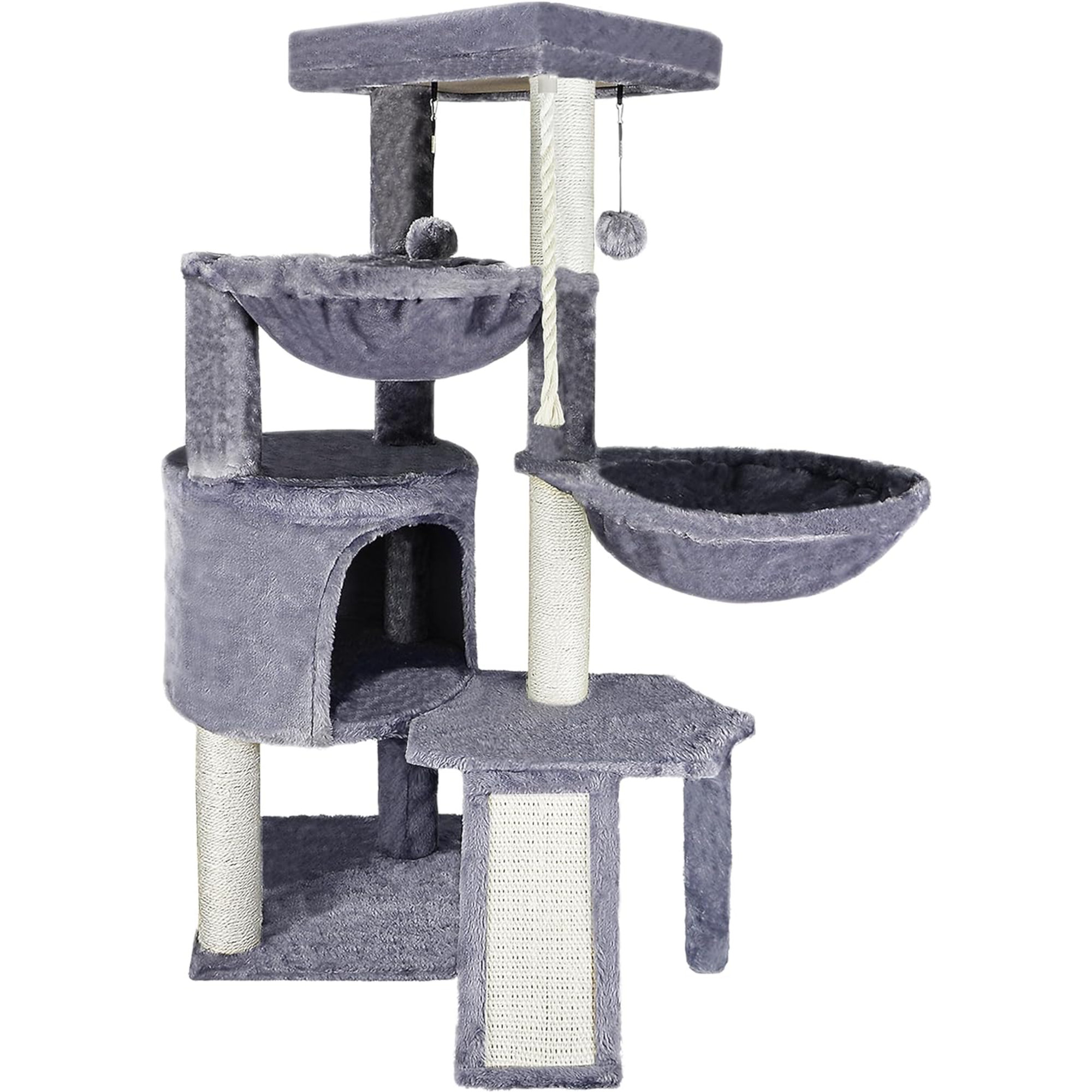 Tucker Murphy Pet™ Three Layer Cat Tree With Cat Condo And Two Hammocks