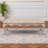 Bellara Traditional Coffee Table champagne-gold finish