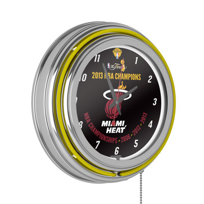 Horloge murale 14,5 po Miami Heat