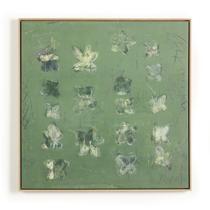 Verdant Garden Painting by Jamie Beckwith, 40" H x 40" W