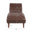 Chaise longue rembourrée