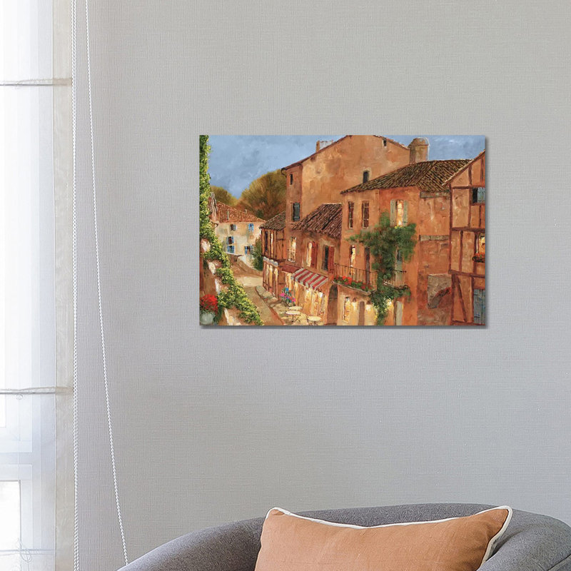 My Balcony by Gilles Archambault - Wrapped Canvas Painting, 66.04 cm H x 45.72 cm W x 1.91 cm D