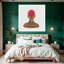 «Good Black Art -« Bembe », art mural par PJ Harper | Édition limitée de portrait aux cheveux roux-105206644-105206646