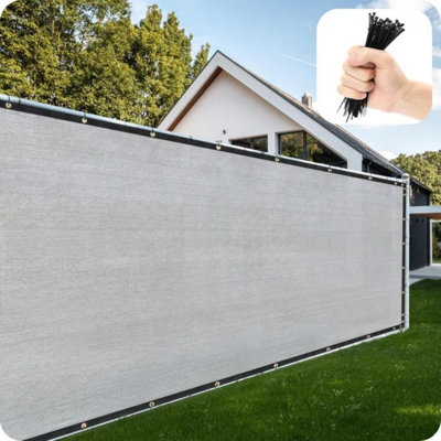 Royal Shade 4' H Fence Privacy Screen Windscreen Cover Netting Mesh Fabric Cloth