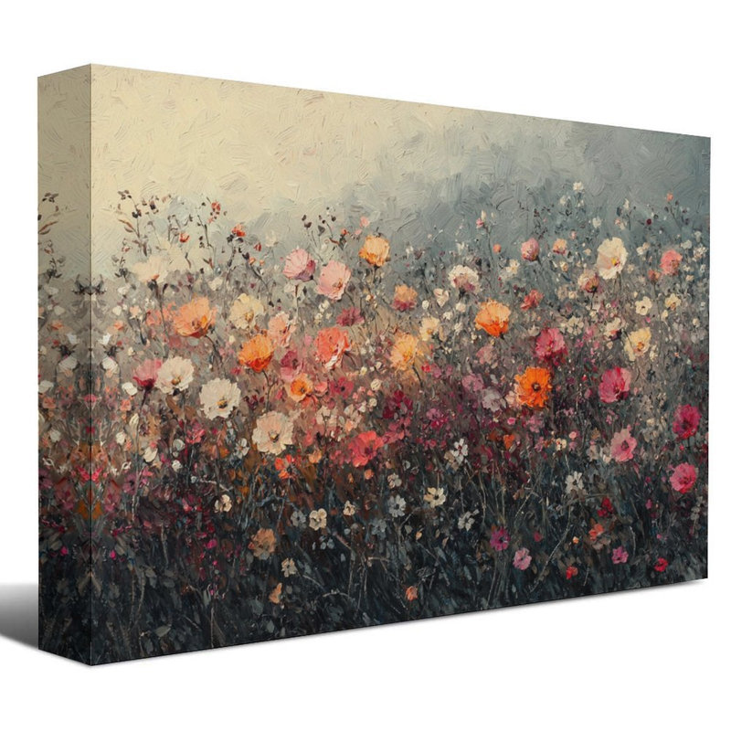 Art mural sur toile 8 "x 12" avec cadre en bois, prêt à être accroché, 8 x 12 pouces