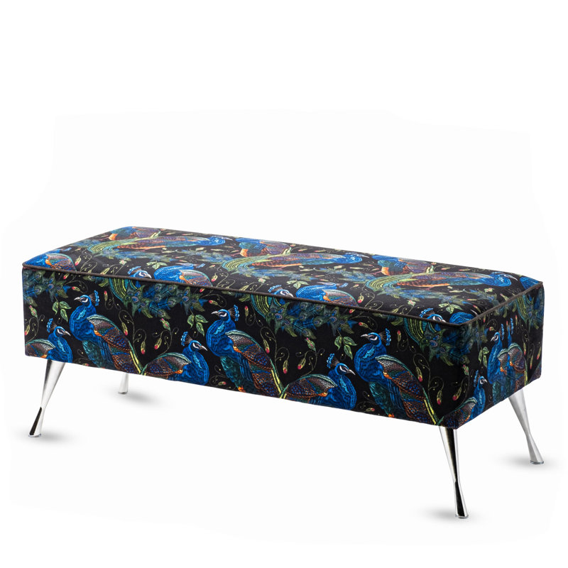 Allenstown Velvet Upholstered Bench, H40 x W120 x D30cm